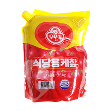 오뚜기 식당용 케챂 3.3kgx4개 박스 케찹스파우트 식자재용 스파우트팩 대용량 케챱 업소용 케찹 케챺, 3.3kg, 4개