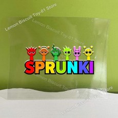 스프렁키스 전사 스티커 만화 비닐 크리스탈 라벨 양각 데칼 자가 접착 방수 컵 병 선물용, 1개, 25. JZHZ323