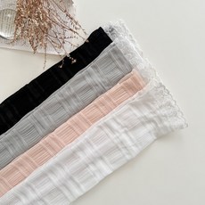 [1+1] 메르올린 여성 레이스 쿨 토시 운전 패션 팔토시, 화이트+그레이, 2세트
