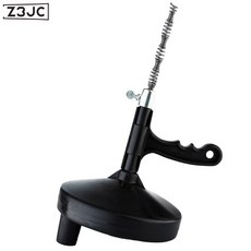 Z3JC 管道疏通器下水道疏通器手搖疏通工具通馬桶廁所彈簧鋼絲廚房疏通, 3米