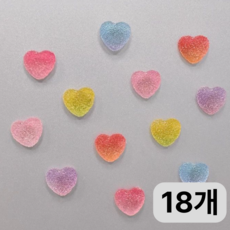 캔디 스타일 하트 냉장고 자석 귀여운 주방 소품 MG 014, 6종