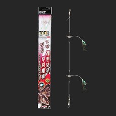 백경 빙빙 2단 우럭 바늘채비 BK-403 선상낚시 카드채비, 1개입, 30개