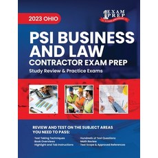 (영문도서) 2023 Ohio PSI Contractor's Business and Law Exam Prep: 2023 Study Review & Practice Exams Paperback, Independently Published, English, 9798390751411