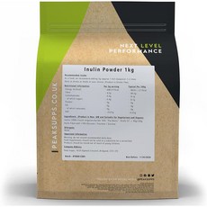 Peak Supps Inulin Powder [영국발송] 피크 서프스 이눌린 프리바이오틱스 파이버 파우더 1kg, 1개