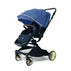 Capella X5 旋轉雙向推車 360度旋轉座椅 新生兒適用, 1個, 深藍SX5NB