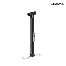LEZYNE DIGITAL TRAVEL FLOOR DRIVE 鋁製數位打氣筒, 亮黑, 1個