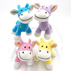 기린인형 가방고리 4종 12cm, 기린 12cm 옐로우, 1개