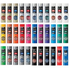 펜텔 아인슈타인 컬러 하드 소프트 샤프심 모음, C279/0.9mm-B