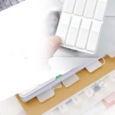 베스트피플 반투명 인덱스 테이프 반투명인덱스책갈피, 1inch, 1세트