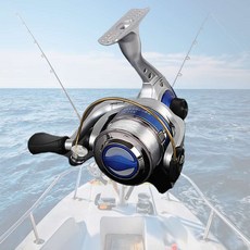 원터치형 볼베어링 스피닝릴 6000 바다낚시 루어 낚시릴 쏘가리 바다 취미생활