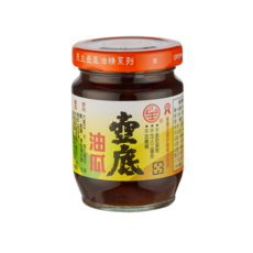 民生壺底油瓜(蔭瓜) 古法釀造 不含防腐劑與人工色素 台灣傳統美食。, 130g, 1個