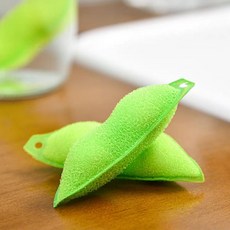 일상채움 좁은병 세척 완두콩 세라믹 세척볼, 9개, 그린