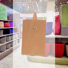 미니 이젤 액자 사진거치대 투명 그림받침대 사진받침대 소품 사진꽂이, 가로형