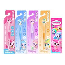 캐치티니핑 칫솔 4종 피규어 어린이 칫솔 + 치약, 1박스, 하츄핑+사뿐핑+아름핑+뽀니핑, 1개입
