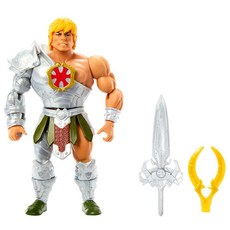 Masters of the Universe Origins 액션 피규어 및 액세서리 라이즈 오브 스네이크 맨 아머 히맨 & 미니 만화책 14cm5.5인치, Masters Of The Universe of the