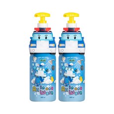 로보카폴리 아가애키즈 폴리 올인원워시, 2개, 400ml