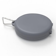 Muejjur 접이식 더블 개 및 고양이 그릇 2-in-1 실리콘 식품 및 물 접시 카라비너 포함 캠핑 하이킹 소형 및 중형 반려동물을 위한 휴대용 여행용 수유 그릇, Muejjur 접이식 더블 개 및 고양이 그릇, 2-i, 1