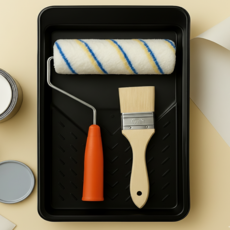 페인트온 9인치 롤러 페인트 붓 트레이