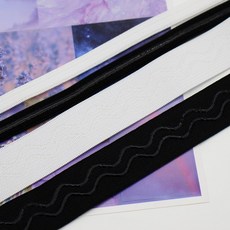 미끄럼방지 실리콘 고무밴드 고무줄 허리고무밴드 어깨끈, 1개, 블랙