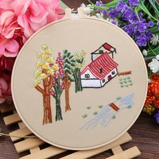 프랑스자수 DIY 패키지, (F20) 프랑스자수_별장, 1개