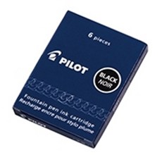 PILOT 百樂 IC-50 鋼筆卡式墨水/替芯, 黑, 1套
