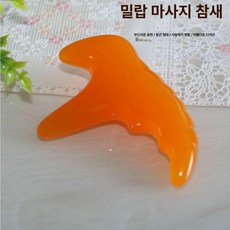 발 마사지 도구 긁개 바닥지압기 지압 경락 스트레칭, 옐로우 허니왁스 손잡이형, 기본 모델명/품번