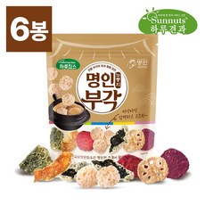 [빠삭칩]명인부각누룽지180g부각 칩 원물간식 영양간식 주전부리, 6개, 180g