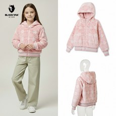 [백화점 출고] 블랙야크 키즈 여아 로미소프트퍼자켓 그레이 ISH 핑크 자켓 걸즈 점퍼