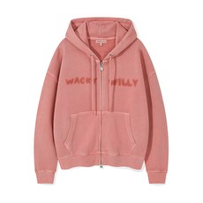 WACKY WILLY 우먼스 피그먼트 워싱 후드집업 핑크 185446