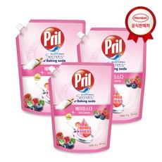 헨켈 주방세제 프릴 리필 베리 1L 3개