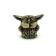 야외 DIY 도구 EDC 황동 클래식 나이프 비즈 우산 밧줄 매는 밧줄 펜던트 열쇠 고리 액세서리 교수형, 보여진 바와 같이, 1개