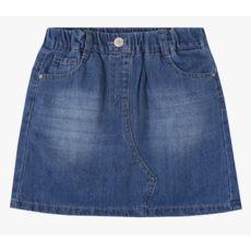 인디고뱅크키즈 스트레치 데님 스커트 속바지 있음 IKWH24352 블루