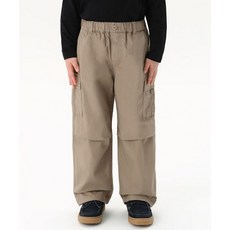 무신사 스탠다드 MUSINSA STANDARD KIDS 코튼 밴딩 파라슈트 카고 팬츠 [베이지] MKCPC9Z01-BE 379823