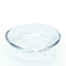 아데리아 테비네리 미니 콩접시 원형접시, 1개, 클리어