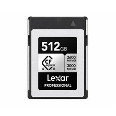 Lexar Professional CFexpress 4.0 Type B 512GB 4K 8K RAW PCIe Gen4 LCXEXS4512G-RNENG 카드 고속