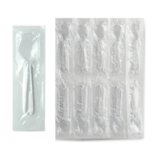 생활을그리다 디저트 아이스크림 스푼 소 9cm 개별포장 은은한 투명, 200개, 1개입