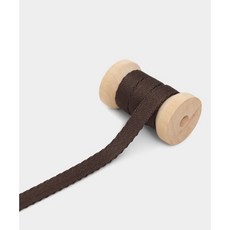 패션스타트 베이직 슬림 가방끈 웨이빙끈 10mm X 45m, 1개, 브라운