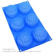 데이지 6구 실리콘몰드, 1개