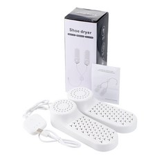 가정용 USB 타이머 전기 신발 건조기 빠른 히터 부팅 제습기 겨울 을위한 건조 탈취제, 1) 백색, 흰색
