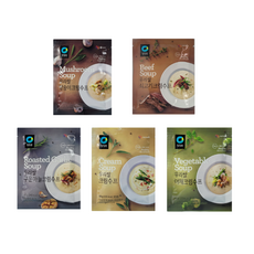 우리쌀수프 10개(구운마늘크림2+쇠고기크림2+야채크림2+양송이크림2+크림2)/무료배송, 1세트, 60g
