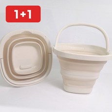 물통 접이식 다용도 캠핑 세탁 청소 야외 휴대 양동이, 상세페이지 참조