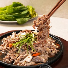 [소노정] 국내산 등심불고기 500g x 4팩 양념 소불고기 뚝배기불고기, 4개