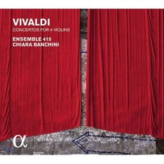 [CD] Ensemble 415 비발디: 바이올린 협주곡집 (Vivaldi: Concertos for Four Violins Op.3)