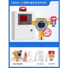 두우둥 이산화탄소경보기 휴대용 측정기 일산화탄소, 1단계 가연성 디지털 음향광, 1개, 1개입