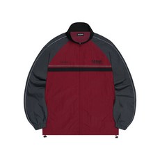 오드스튜디오 ODDSTUDIO 스카치 파이핑 윈드브레이커 - RED / CHARCOAL