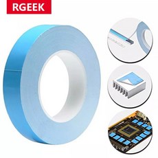 칩PCB GPU CPU LED 스트립 방열판용 양면 열전도성 접착 테이프 다중 폭 전사 롤 당 25m 10m 5m, 04 10mm x 25M