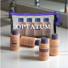 【CapySelectShop】現貨 OPTATUM旅行盥洗組 香氛 洗髮 護髮 沐浴 乳液 收納包 50ml, 1個