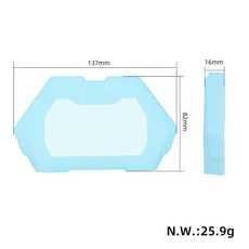 KUGOO G2 /KUKIRIN G2 Max G2 Master 용 방수 대시 보드 실리콘 커버 스크래치 방지 내구성 디스플레이 스크린 케이스, 02 Blue