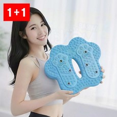 밸런스 스텝퍼 홈트 에어 쿠션 지압 다리 운동기구 균형, SpoR 블루