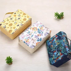 다양한 패턴으로 디자인된 필통벌 정글 꽃 등 10252300480 슬롯 여러 지퍼 수납공간 펜과 문구류를 정리 휴대 가능하고 가벼운 디자인 학생들이 기숙사 있고 직장인들이 업무용, Monkey 120 Slots